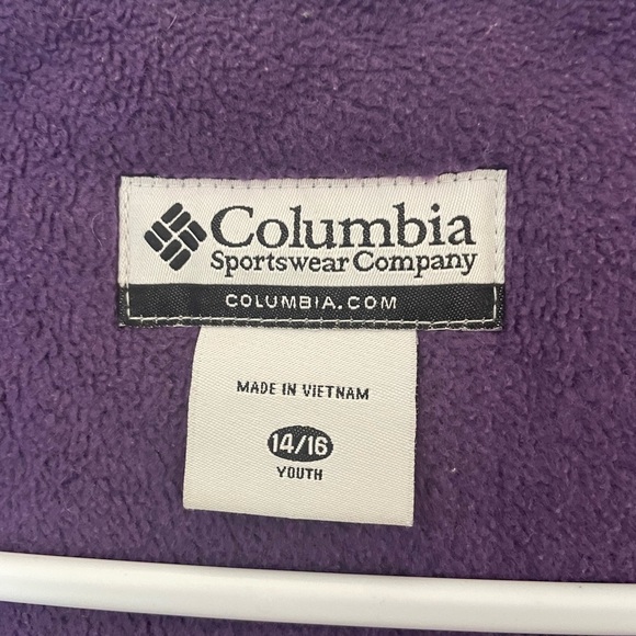 Junior Girls 14/16 Purple Columbia Jacket - Picture 3 of 10